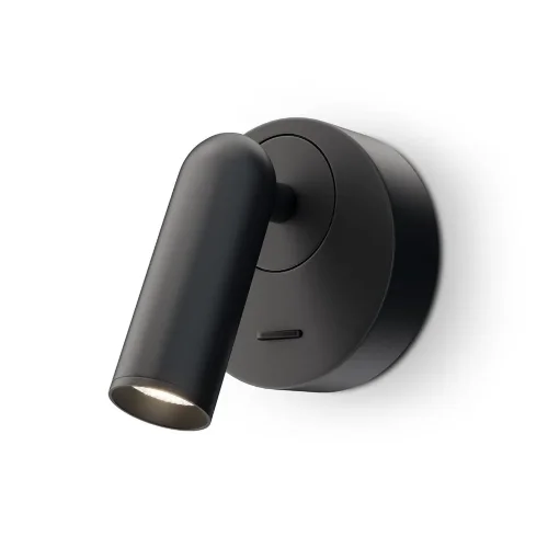 Настенный светильник (бра) Mirax 3000К 3Вт IP 20 (Черный) - фото 2