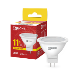 Лампа светодиодная LED-JCDR-VC 11Вт 230В GU5.3 3000К 990Лм IN HOME