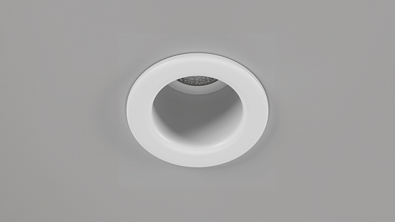 Светильник светодиодный потолочный встраиваемый , серия HIDDEN, Белый, 7Вт, IP20, Теплый белый (3000К), DL-A004-7-WH-WW. Фото 3