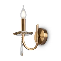 Настенный светильник (бра) Freya FR1006WL-01G (Латунь)