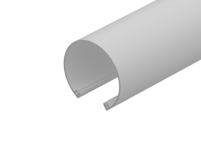 Экран для профиля 6063 D60 LT70 – 3000mm - фото 1