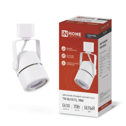 Светильник трековый TR-GU10-TL 7RW под GU10 круг белый IN HOME