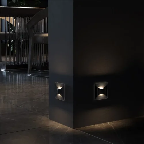 Встраиваемая LED подсветка МУН (черный матовый) W1154508 - фото 3