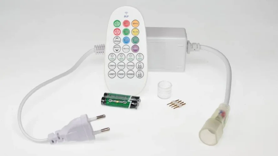 Контроллер RGB для ленты и неона 220V 225D (220V, RF пульт 24 кн., 1000W) - фото I