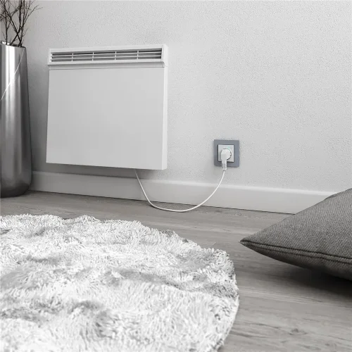 Умная  встраиваемая розетка с заземлением с защитными шторками (белый) W1171601 - фото 3