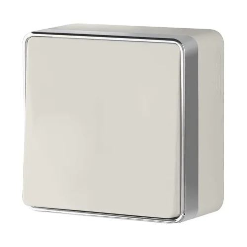 Выключатель одноклавишный Gallant слоновая кость W5010003 - фото