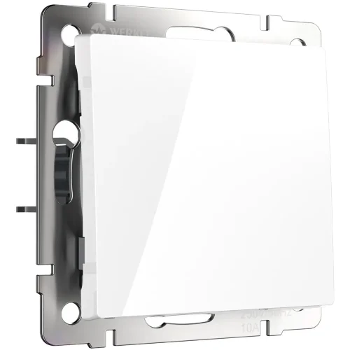 Выключатель одноклавишный проходной (белый) W1112001 - фото 10