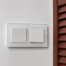 Выключатель одноклавишный проходной (белый) W1112001 - фото 4