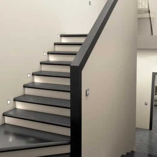 Перекрестный переключатель двухклавишный серебряный W1123008 - фото 4