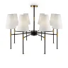 Люстра Freya FR5196PL-08BBS (Черный и Латунь) - фото
