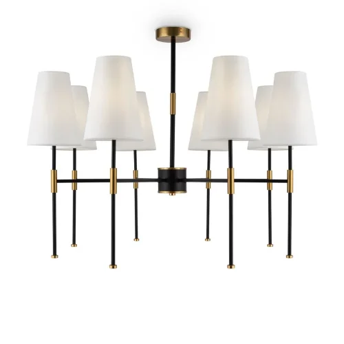 Люстра Freya FR5196PL-08BBS (Черный и Латунь) - фото 2