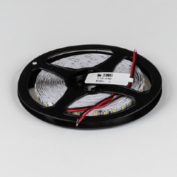 Светодиодная лента 2835, 120 LED/м, 9,6 Вт/м, 24В , IP20, 3M, Цвет: Холодный белый, SWG2120-24-9.6-W-M 010108