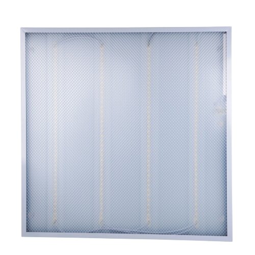 ULP-Q115 6060-36W-4000K+6500K WHITE Светильник светодиодный потолочный универсальный, Белый свет4000K-Холодный свет5000К-Дневной свет6500K, Рассеиватель призма, Встроенный и-п, Корпус белый - фото 1