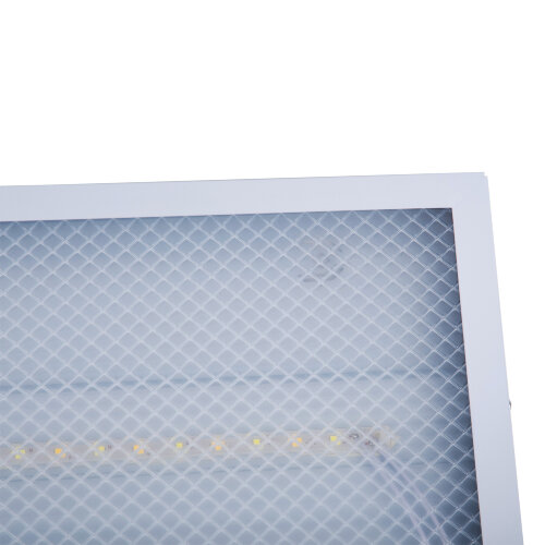 ULP-Q115 6060-36W-4000K+6500K WHITE Светильник светодиодный потолочный универсальный, Белый свет4000K-Холодный свет5000К-Дневной свет6500K, Рассеиватель призма, Встроенный и-п, Корпус белый - фото 5