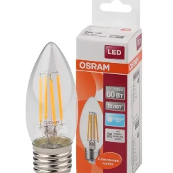 Лампа светодиодная филаментная 5W/4000K (=60W) E27 | LED Star 2Y FILAMENT | - OSRAM