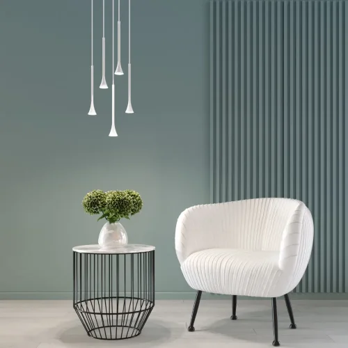 Светильник подвесной светодиодный Hall 5W 4000K белый 50314 LED - фото 4