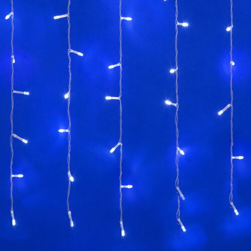 ULD-C2030-240-DTA WHITE IP20 Занавес светодиодный с контроллером, 3х2м, 240 светодиодов, Белый свет, Провод прозрачный. - фото 1