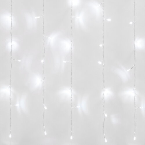 ULD-C2030-240-DTA WHITE IP20 Занавес светодиодный с контроллером, 3х2м, 240 светодиодов, Белый свет, Провод прозрачный. - фото 2