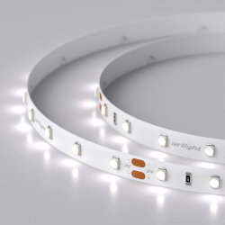 Светодиодная лента RT 2-5000 24V White6000 (3528, 300 LED, LUX) (Arlight, 4.8 Вт/м, IP20)