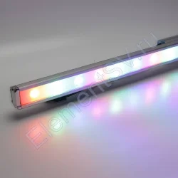 Линейный светодиодный прожектор Meteor H3 (18W, 24V, RGB, SPI)