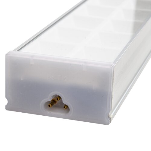 ULO-FL120C-100W-6500K-K SILVER LINKABLE Светильник светодиодный накладной, соединяемый, Дневной свет 6500K, Корпус серебристый, Угол 120 градусов - фото 6