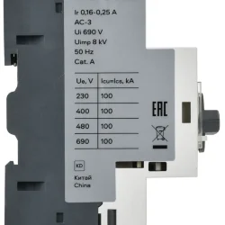 Выключатель автоматический защиты двигателя A1 GV2P 0.16-0.25А ARMAT IEK AR-MPCB-A1A25