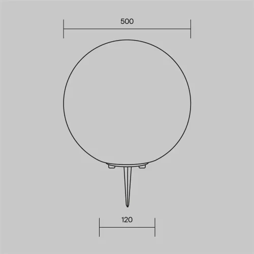 Ландшафтный светильник Erda E27х1 30Вт IP 54 (Белый) - фото 4