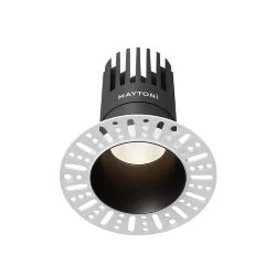 Встраиваемый светильник Омут+ / Dip 15 Вт 4000 К 50° (Черный) DL122-15W-4K-TRS-B