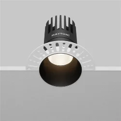Встраиваемый светильник Омут+ / Dip 15 Вт 4000 К 50° (Черный) DL122-15W-4K-TRS-B
