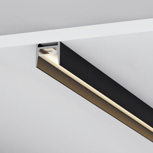 Профиль MIC-H-COMFY-2000 ANOD BLACK (Arlight, Алюминий) - фото 3