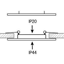 Точечный светильник светодиодный UNILED-DLL4W-GD 4Вт, 3000К, 320лм, Ø68мм золото