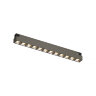 DK5771-DN Светильник для трека SHINE GRILL со светодиодом, L231*W19*H27, 48V DC, 10W, RA?90, 3000K, IP20, темный никель, алюминий. Фото 3