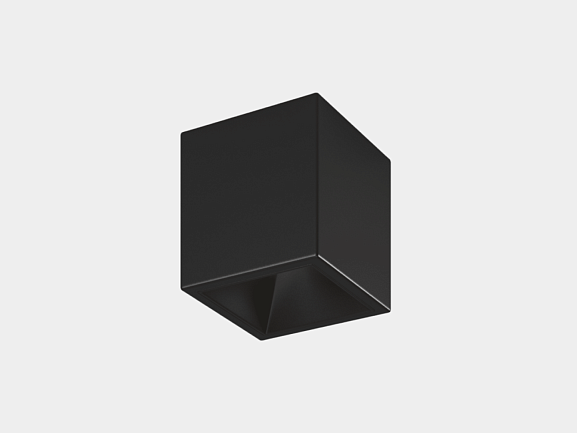 Светильник светодиодный потолочный накладной , серия DL-SPL, Черный, 18Вт, IP20, Нейтральный белый (4000К), SPL-CB-18-BL-NW. Фото 2