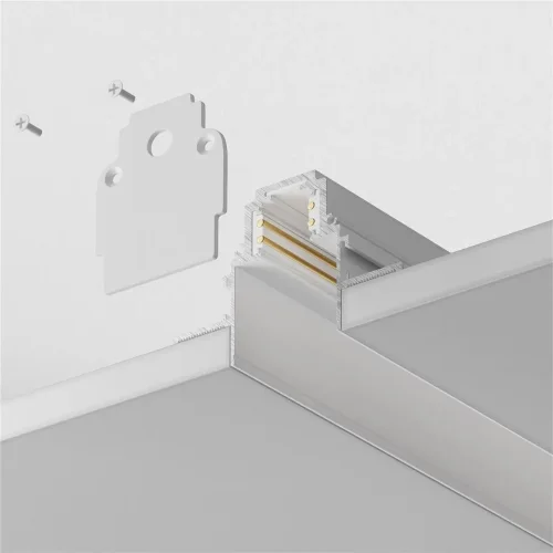 Шинопровод 3м Gravity встраиваемый белый (Белый) - фото 5