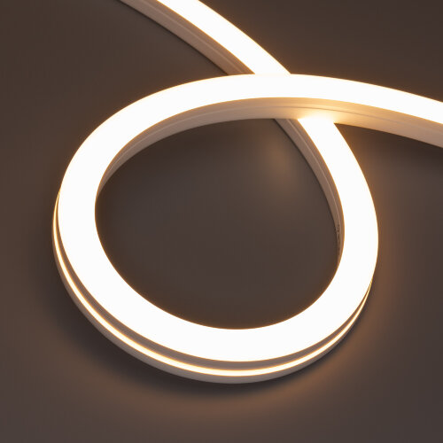 Светодиодная лента герметичная MOONLIGHT-SIDE-X280-20x20mm 24V Warm2700 (10 W/m, IP67, 15m, wire x1) (Arlight, Вывод боковой, 5 лет) - фото 1