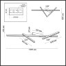 Потолочный светильник «ODEON LIGHT» 4367/50CL, серия: TAO (крепление на планке). Фото 2.