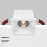 Встраиваемый светильник Альфа / Alfa LED 15 Вт 3000 К 36° (Белый) DL043-01-15W3K-SQ-W - фото 2
