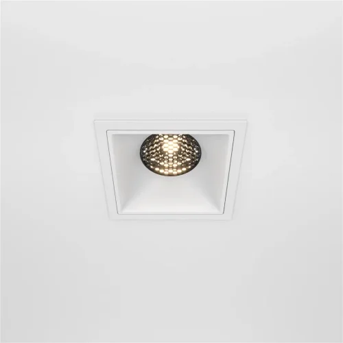 Встраиваемый светильник Альфа / Alfa LED 15 Вт 3000 К 36° (Белый) DL043-01-15W3K-SQ-W - фото 10