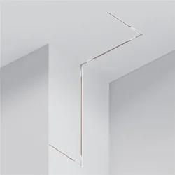 Шинопровод 2м Exility низкопрофильный встраиваемый под ГКЛ 12,5 мм (Белый)