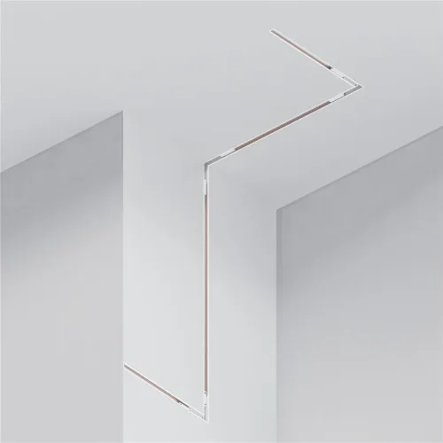 Шинопровод 2м Exility низкопрофильный встраиваемый под ГКЛ 12,5 мм (Белый) - фото 5