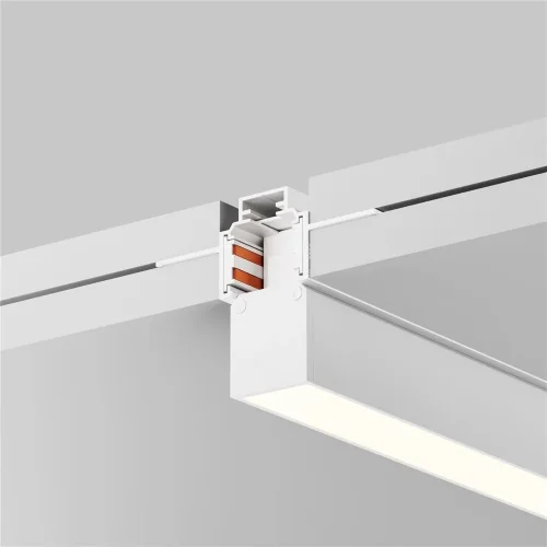 Шинопровод 2м Exility низкопрофильный встраиваемый под ГКЛ 12,5 мм (Белый) - фото 6