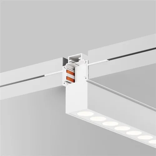 Шинопровод 2м Exility низкопрофильный встраиваемый под ГКЛ 12,5 мм (Белый) - фото 7