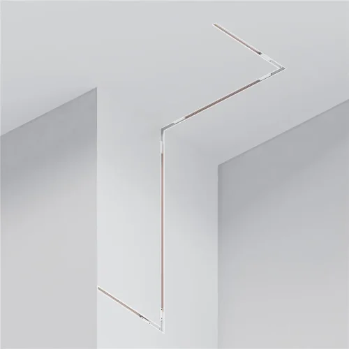 Шинопровод 2м Exility низкопрофильный встраиваемый под ГКЛ 12,5 мм (Белый) TRXM034-422W - фото 5