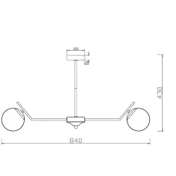 Люстра Freya FR5173PL-08BS (Латунь)