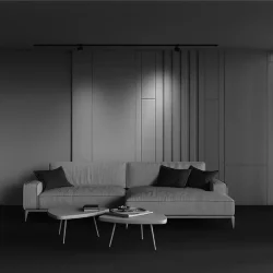 Трековый светильник Glare Unity GX53 12Вт (Черный)