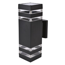 UUL-S24A 2x60W-E27 IP65 BLACK Светильник уличный, под две лампы Е27, Архитектурный накладной, Корпус черный, TM Uniel