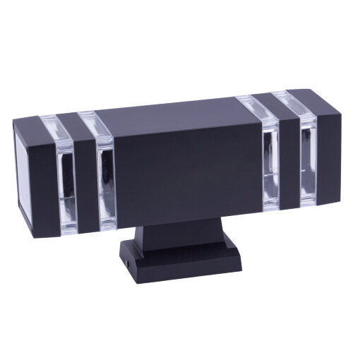 UUL-S24A 2x60W-E27 IP65 BLACK Светильник уличный, под две лампы Е27, Архитектурный накладной, Корпус черный, TM Uniel - фото 4