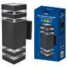 UUL-S24A 2x60W-E27 IP65 BLACK Светильник уличный, под две лампы Е27, Архитектурный накладной, Корпус черный, TM Uniel - фото 6