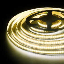 Светодиодная лента 24&amp;nbsp;В 16&amp;nbsp;Вт/м 240 Led/м 2835 IP65, теплый белый 3300K, 5 м 24V 16W 240Led 2835 IP65 тёплый белый, 5м (052991)