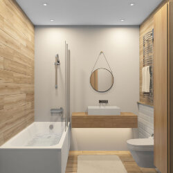 Встраиваемый светильник влагозащ., IP 44, до 15 Вт, GU10, LED, белый, алюминий, Denkirs DK2036-WH